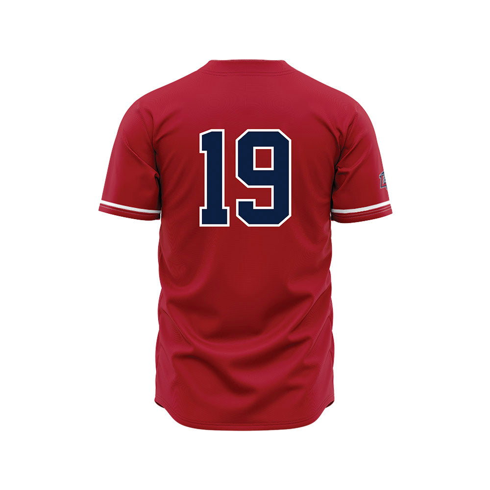 Liberty - NCAA Baseball : Jack Frankel - Red Jersey-1