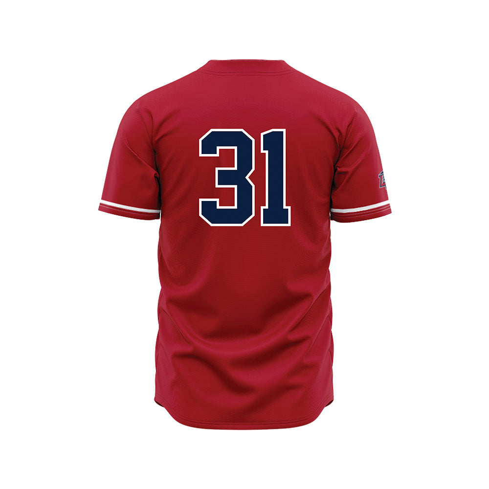 Liberty - NCAA Baseball : Kaleb Smith - Red Jersey-1