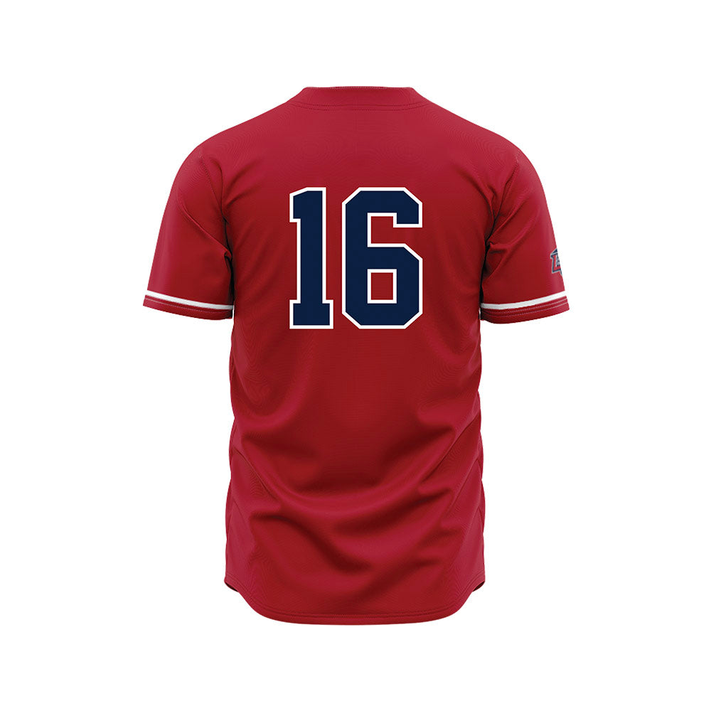 Liberty - NCAA Baseball : Ben Blair - Red Jersey-1