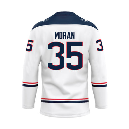 UConn - NCAA Women's Ice Hockey : Shannon Moran - White Hockey Jersey