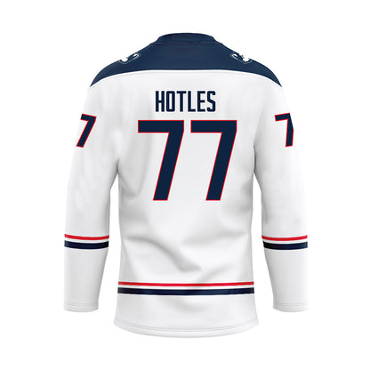 UConn - NCAA Women's Ice Hockey : Sadie Hotles - White Hockey Jersey-1