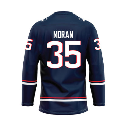 UConn - NCAA Women's Ice Hockey : Shannon Moran - Navy Hockey Jersey