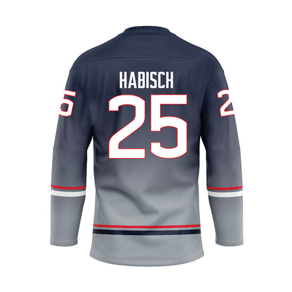 UConn - NCAA Women's Ice Hockey : Jada Habisch - Grey Hockey Jersey