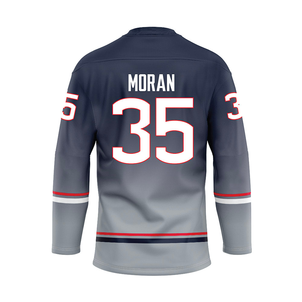 UConn - NCAA Women's Ice Hockey : Shannon Moran - Grey Hockey Jersey