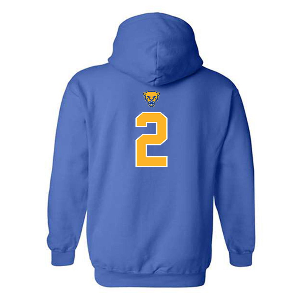 Pittsburgh - NCAA Baseball : Keeton Burroughs - Classic Shersey Hooded Sweatshirt-1