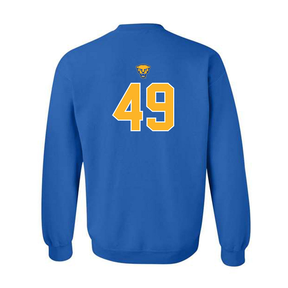 Pittsburgh - NCAA Baseball : Isaac Terhune - Classic Shersey Crewneck Sweatshirt-1