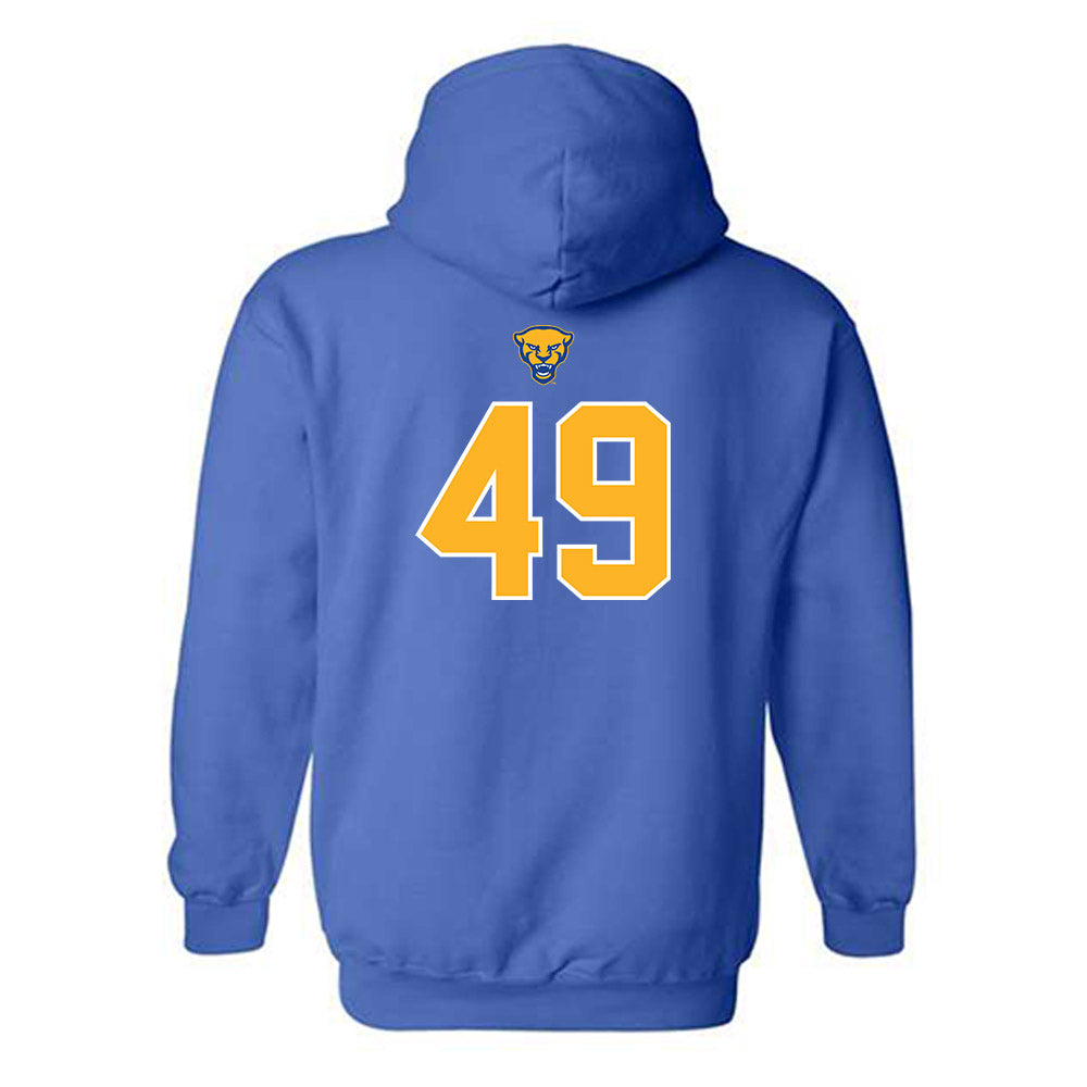 Pittsburgh - NCAA Baseball : Isaac Terhune - Classic Shersey Hooded Sweatshirt-1