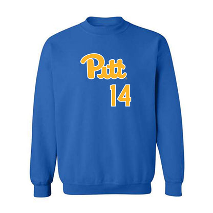 Pittsburgh - NCAA Baseball : Ryan Zuckerman - Classic Shersey Crewneck Sweatshirt-0