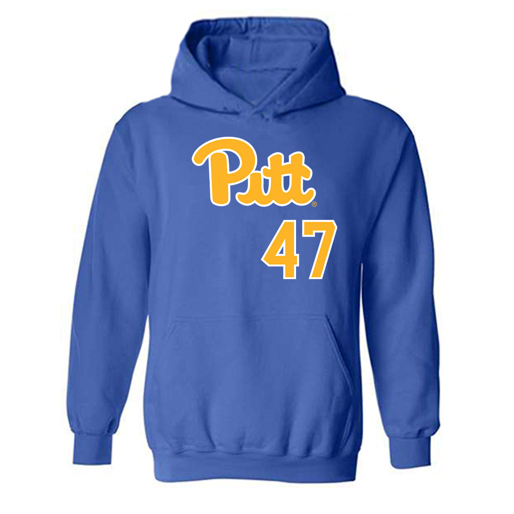Pittsburgh - NCAA Baseball : Daniel McAuliff - Classic Shersey Hooded Sweatshirt
