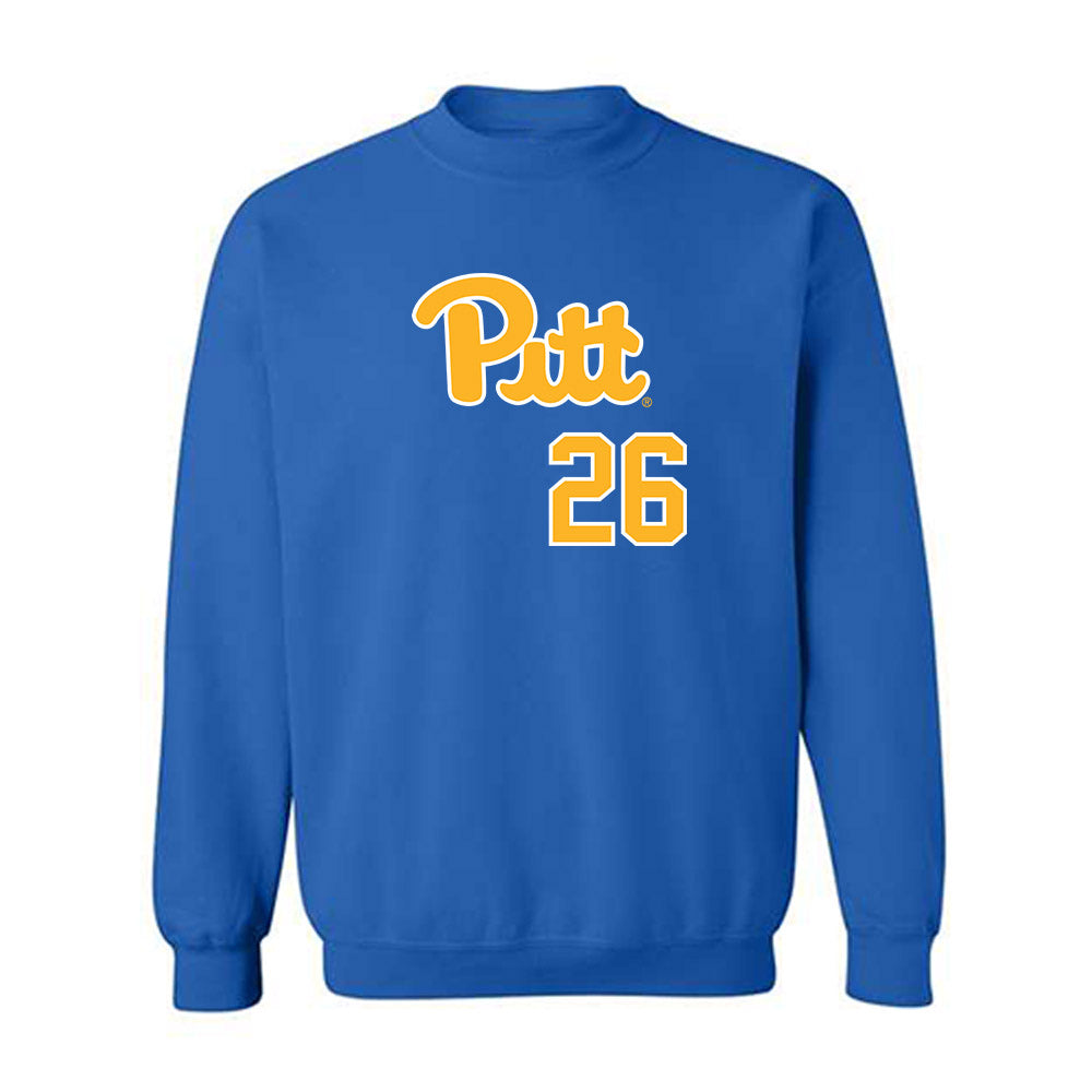 Pittsburgh - NCAA Baseball : Drew Lafferty - Classic Shersey Crewneck Sweatshirt-0