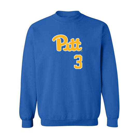 Pittsburgh - NCAA Baseball : AJ Nessler - Classic Shersey Crewneck Sweatshirt-0