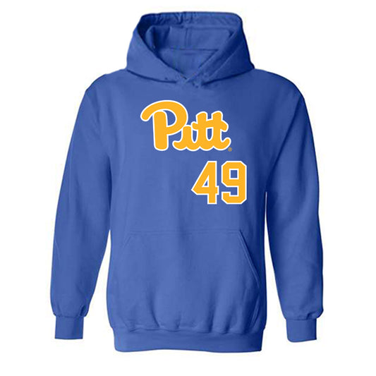 Pittsburgh - NCAA Baseball : Isaac Terhune - Classic Shersey Hooded Sweatshirt-0