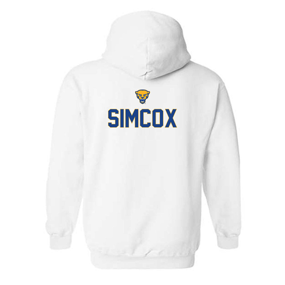 Pittsburgh - NCAA Women's Gymnastics : Darbi Simcox - Sports Shersey Hooded Sweatshirt-1