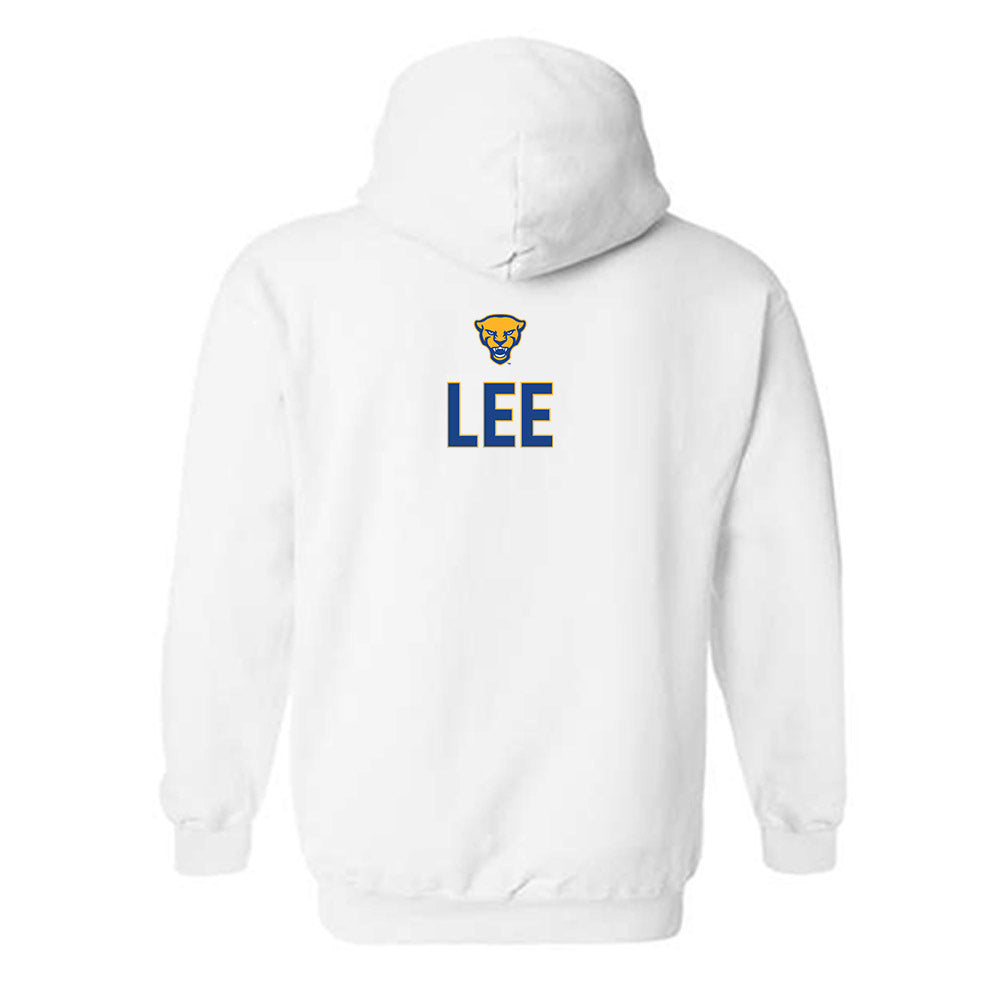 Pittsburgh - NCAA Women's Gymnastics : Meika Lee - Sports Shersey Hooded Sweatshirt-1