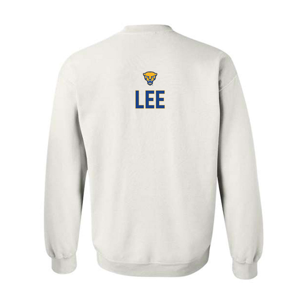 Pittsburgh - NCAA Women's Gymnastics : Meika Lee - Sports Shersey Crewneck Sweatshirt-1