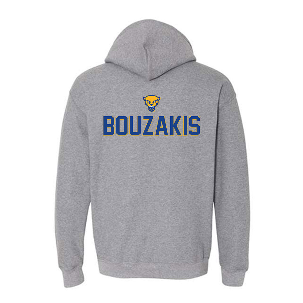 Pittsburgh - NCAA Wrestling : Vince Bouzakis - Sports Shersey Hooded Sweatshirt-1