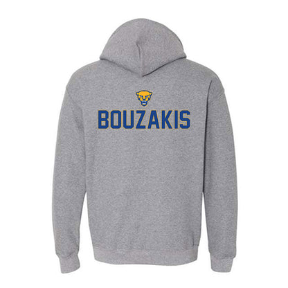 Pittsburgh - NCAA Wrestling : Vince Bouzakis - Sports Shersey Hooded Sweatshirt-1
