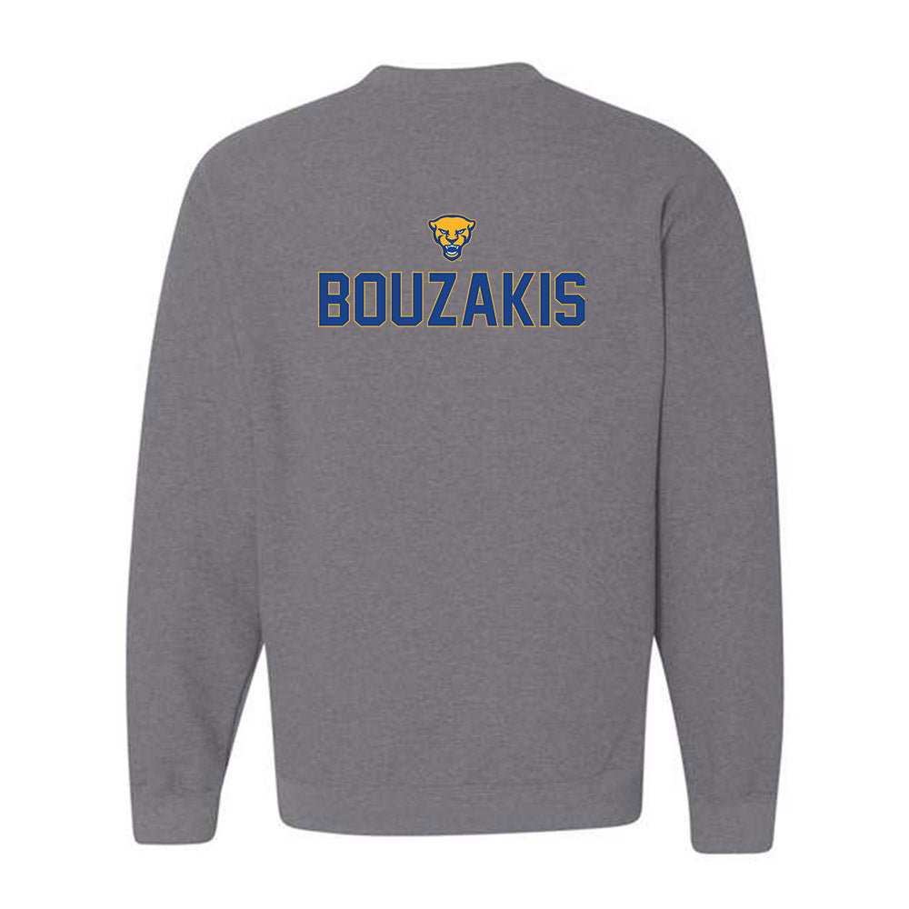 Pittsburgh - NCAA Wrestling : Vince Bouzakis - Sports Shersey Crewneck Sweatshirt-1