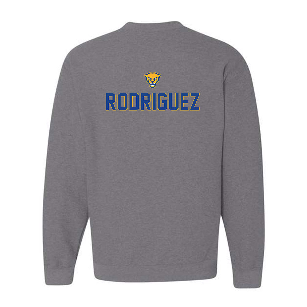 Pittsburgh - NCAA Wrestling : Caleb Rodriguez - Sports Shersey Crewneck Sweatshirt-1