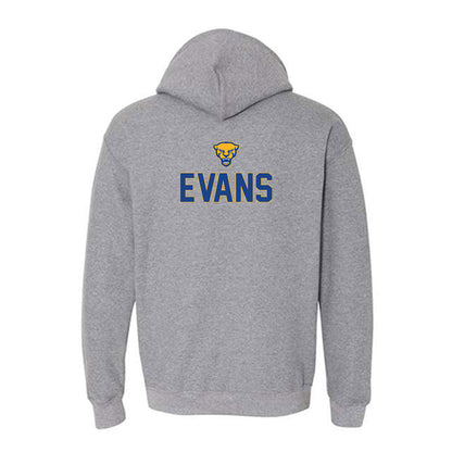 Pittsburgh - NCAA Wrestling : Dylan Evans - Sports Shersey Hooded Sweatshirt-1