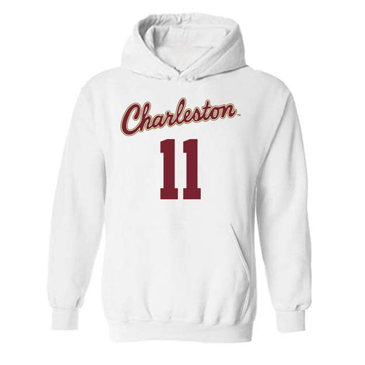Charleston - NCAA Men's Basketball : Chol Machot - Sports Shersey Hooded Sweatshirt-0