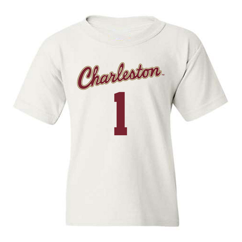 Charleston - NCAA Men's Basketball : Chadlyn Traylor - Sports Shersey Youth T-Shirt-0