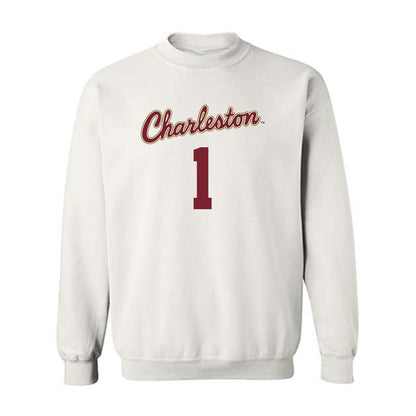 Charleston - NCAA Men's Basketball : Chadlyn Traylor - Sports Shersey Crewneck Sweatshirt-0