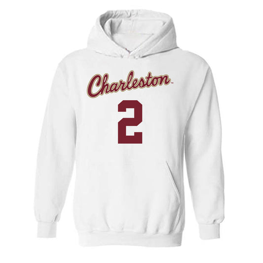 Charleston - NCAA Men's Basketball : Colby Duggan - Sports Shersey Hooded Sweatshirt-0