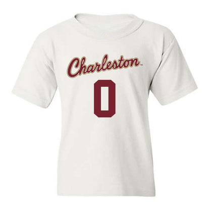Charleston - NCAA Men's Basketball : Jaxon Prunty - Sports Shersey Youth T-Shirt-0