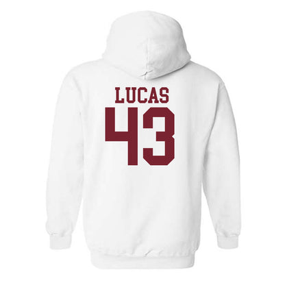 Charleston - NCAA Baseball : Asher Lucas - Classic Shersey Hooded Sweatshirt-1