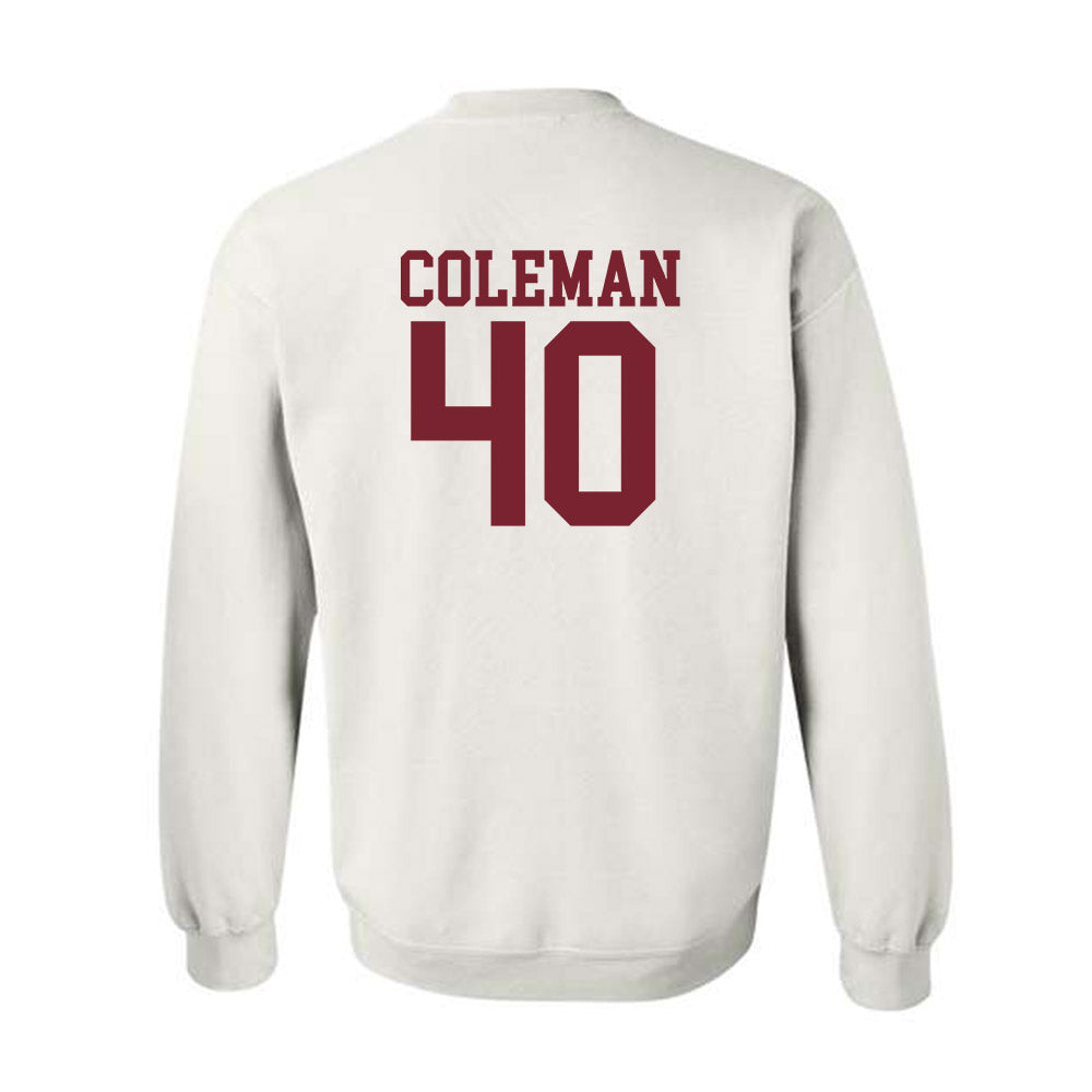 Charleston - NCAA Baseball : Walker Coleman - Classic Shersey Crewneck Sweatshirt-1