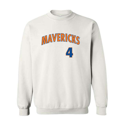 Texas Arlington - NCAA Baseball : Javier Cuevas - Classic Shersey Crewneck Sweatshirt-0