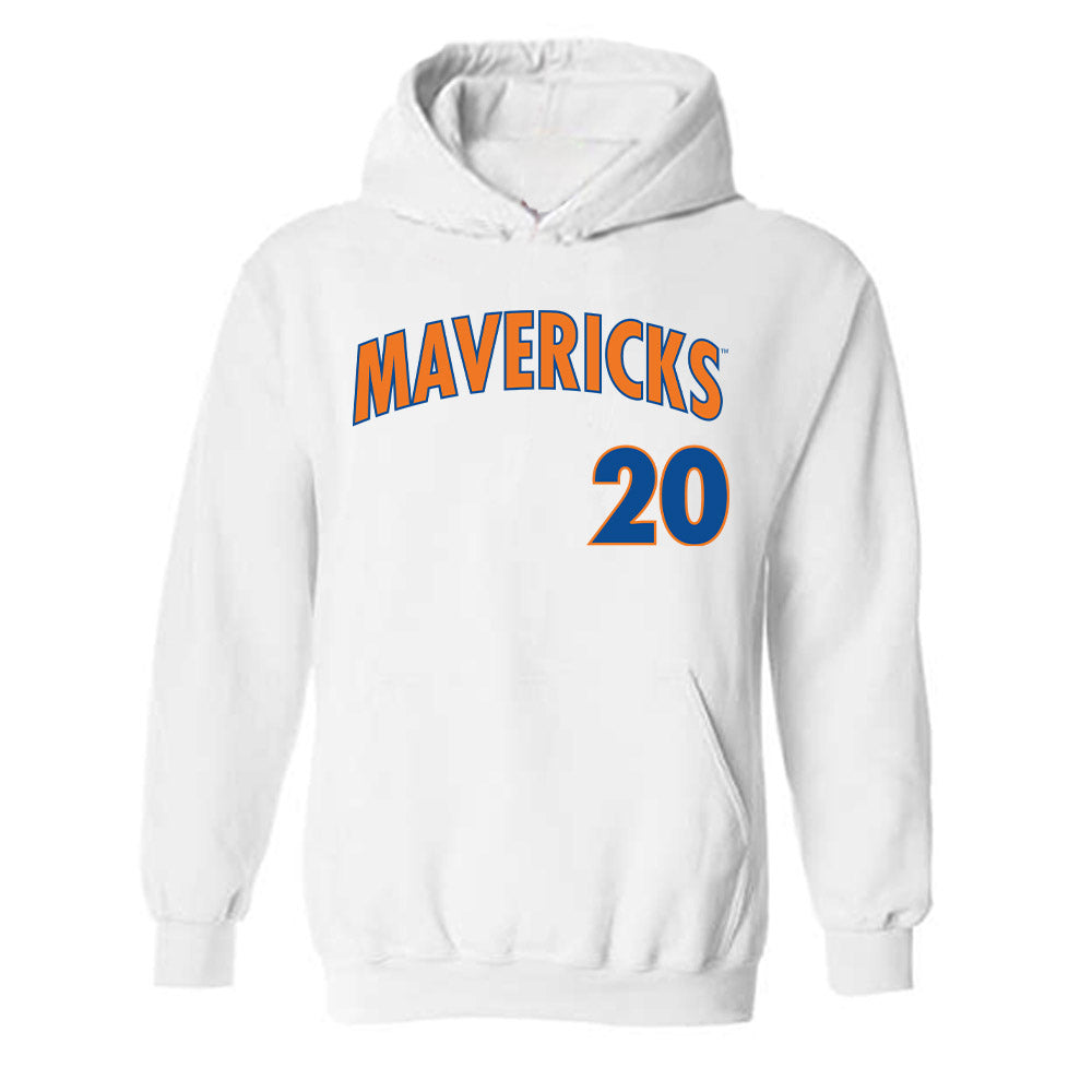 Texas Arlington - NCAA Baseball : Geoffrey Marlow - Classic Shersey Hooded Sweatshirt-0