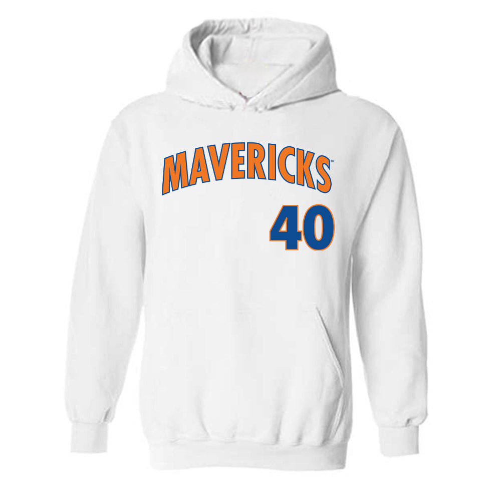 Texas Arlington - NCAA Baseball : Aeden Barron - Classic Shersey Hooded Sweatshirt-0