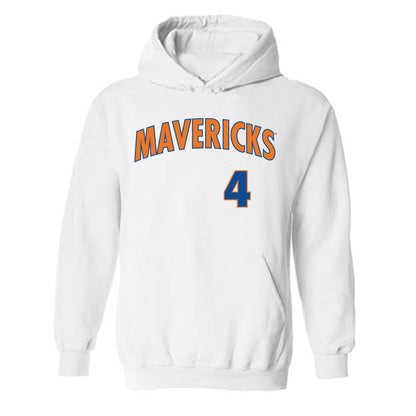 Texas Arlington - NCAA Baseball : Javier Cuevas - Classic Shersey Hooded Sweatshirt-0