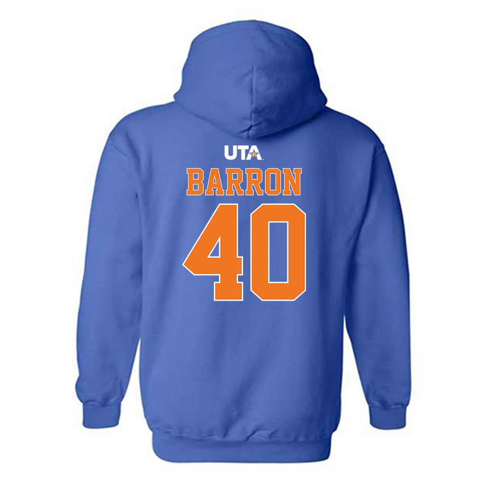 Texas Arlington - NCAA Baseball : Aeden Barron - Sports Shersey Hooded Sweatshirt-1