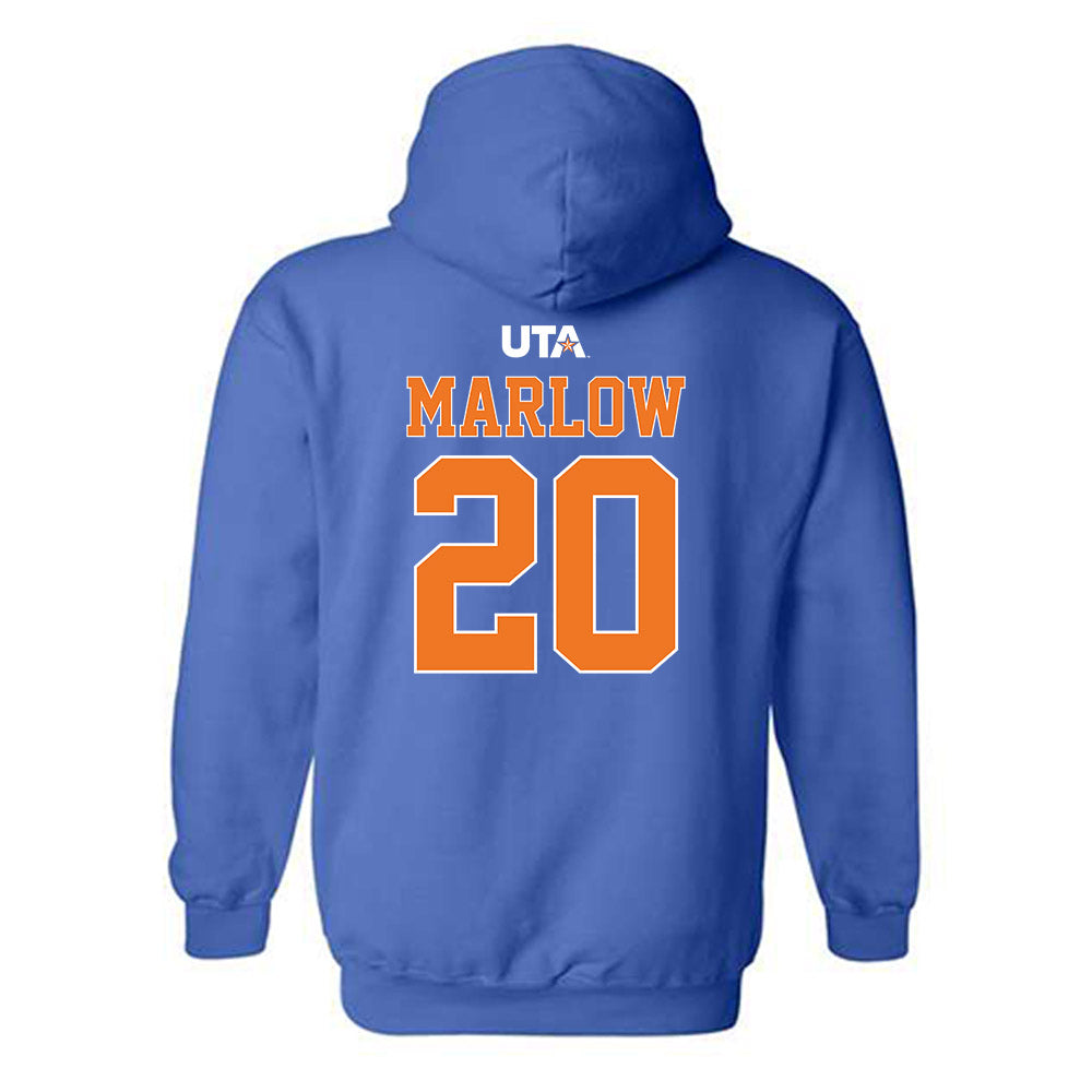 Texas Arlington - NCAA Baseball : Geoffrey Marlow - Sports Shersey Hooded Sweatshirt-1