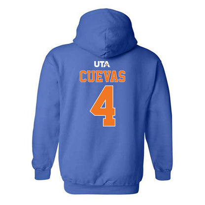 Texas Arlington - NCAA Baseball : Javier Cuevas - Sports Shersey Hooded Sweatshirt-1