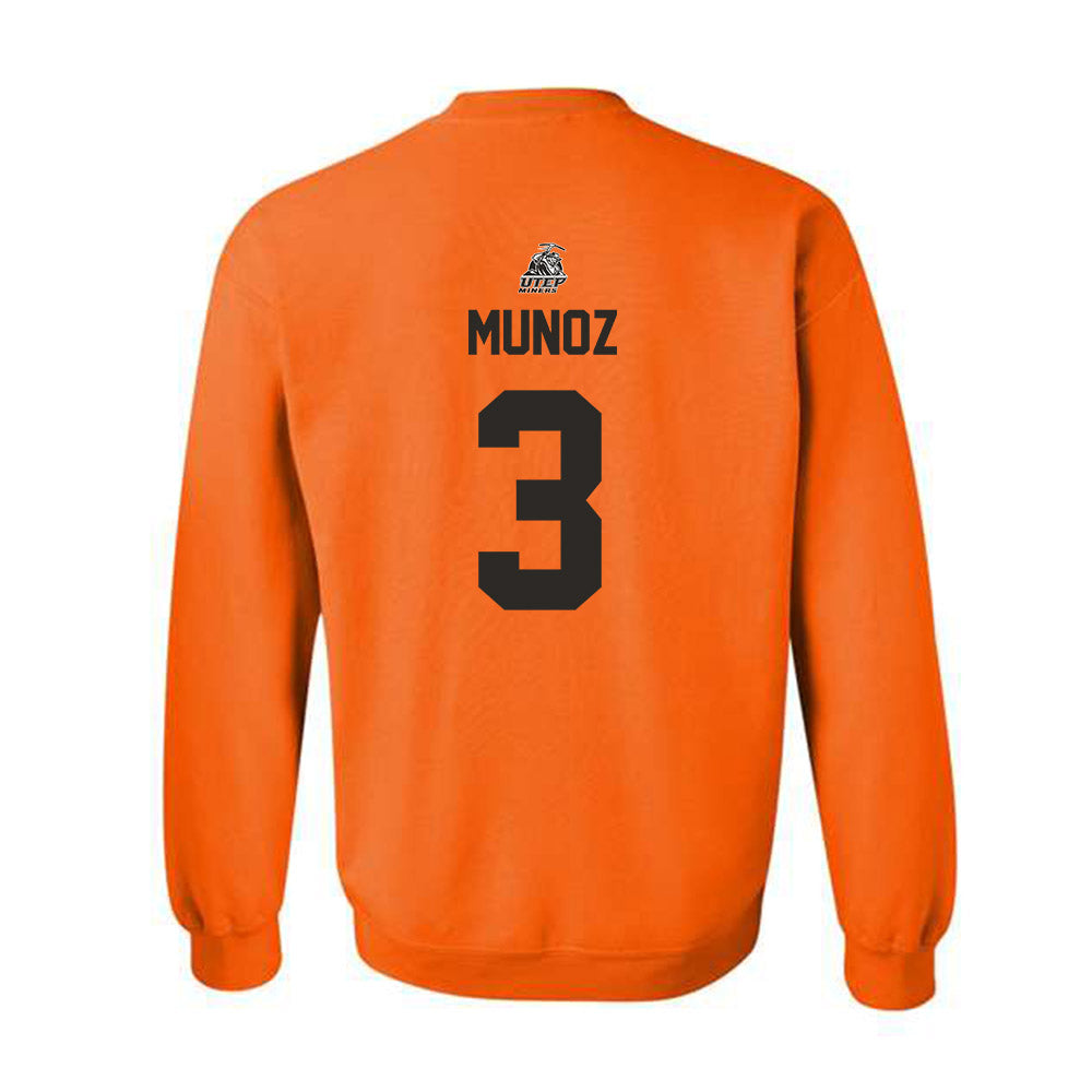 UTEP - NCAA Softball : Iliana Mu�oz - Sports Shersey Crewneck Sweatshirt-1