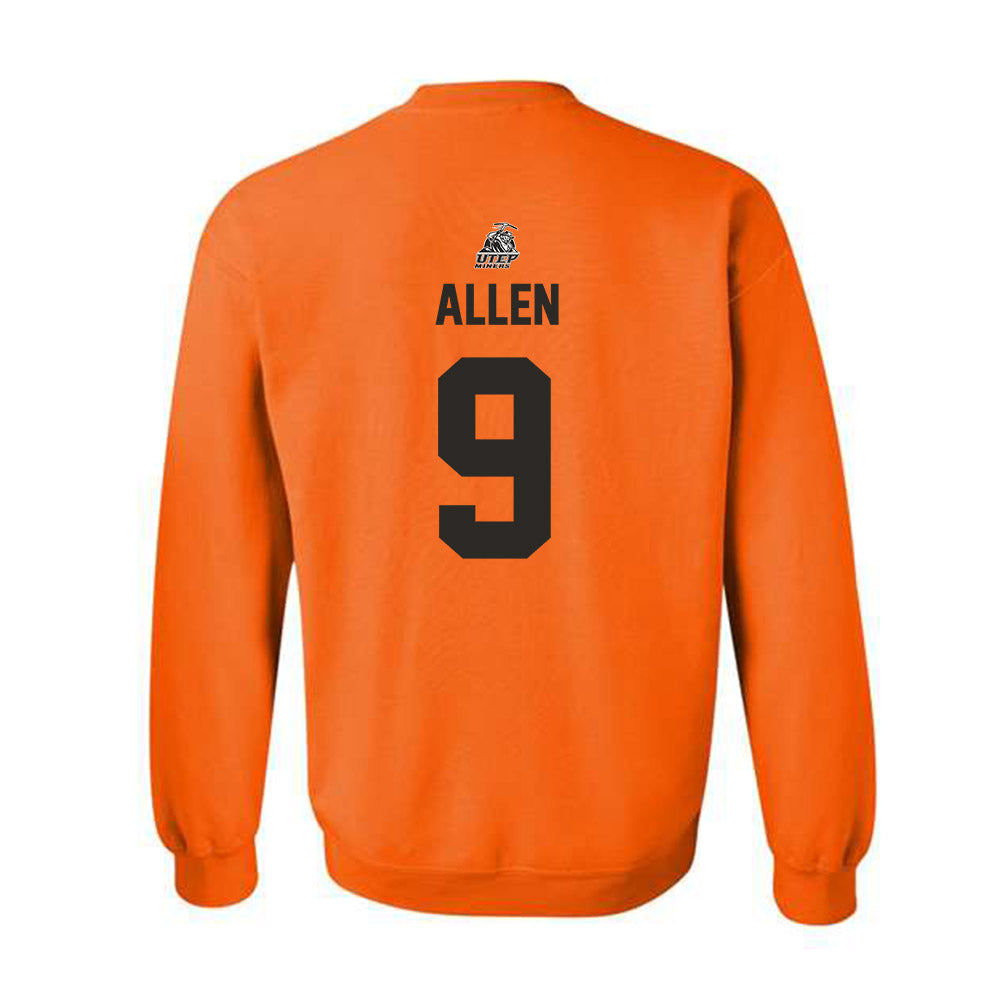 UTEP - NCAA Softball : Ashlynn Allen - Sports Shersey Crewneck Sweatshirt-1