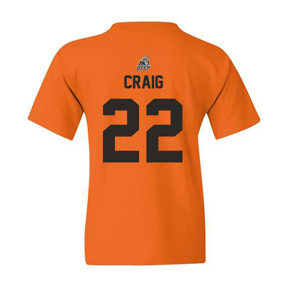 UTEP - NCAA Softball : Kimber Craig - Sports Shersey Youth T-Shirt-1