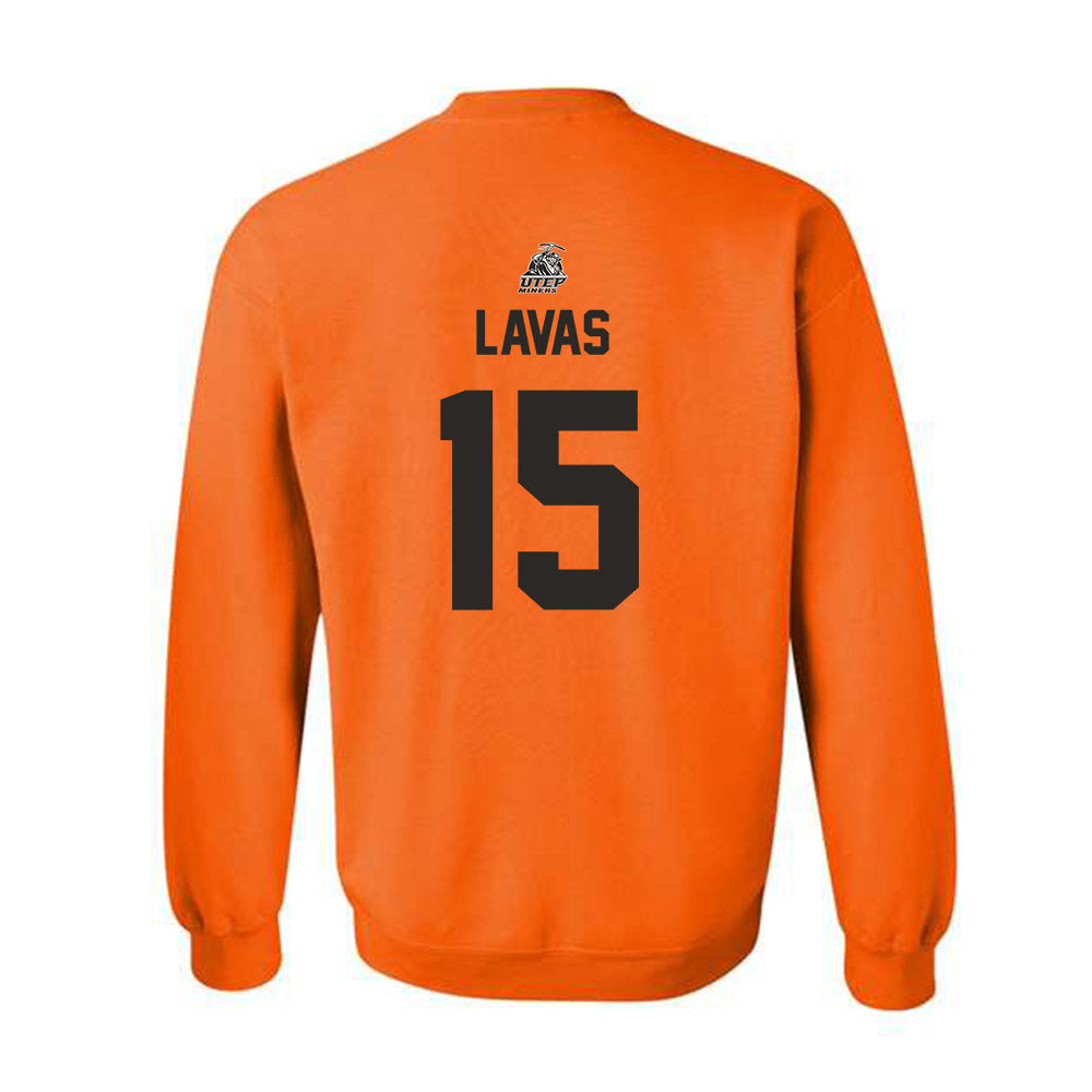 UTEP - NCAA Softball : Brantley Lavas - Sports Shersey Crewneck Sweatshirt