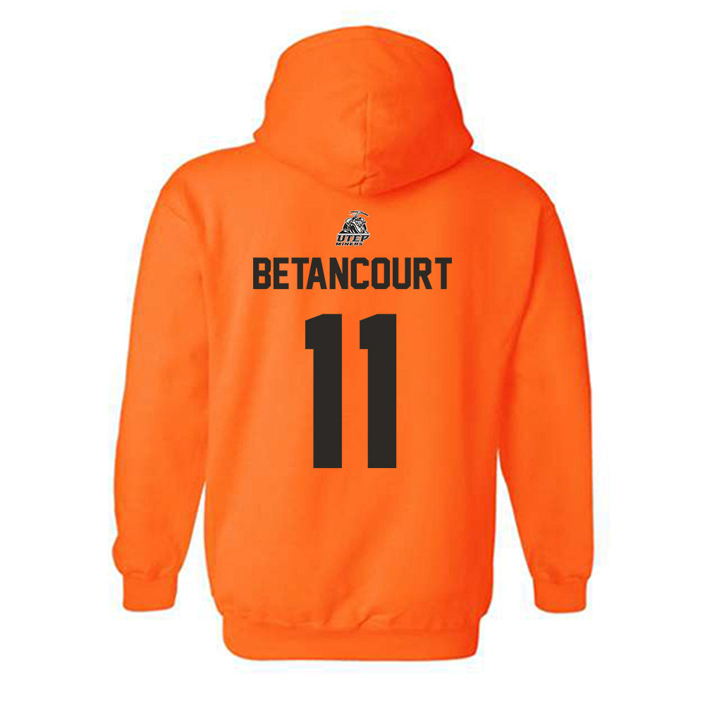 UTEP - NCAA Softball : Aaliyah Betancourt - Sports Shersey Hooded Sweatshirt-1