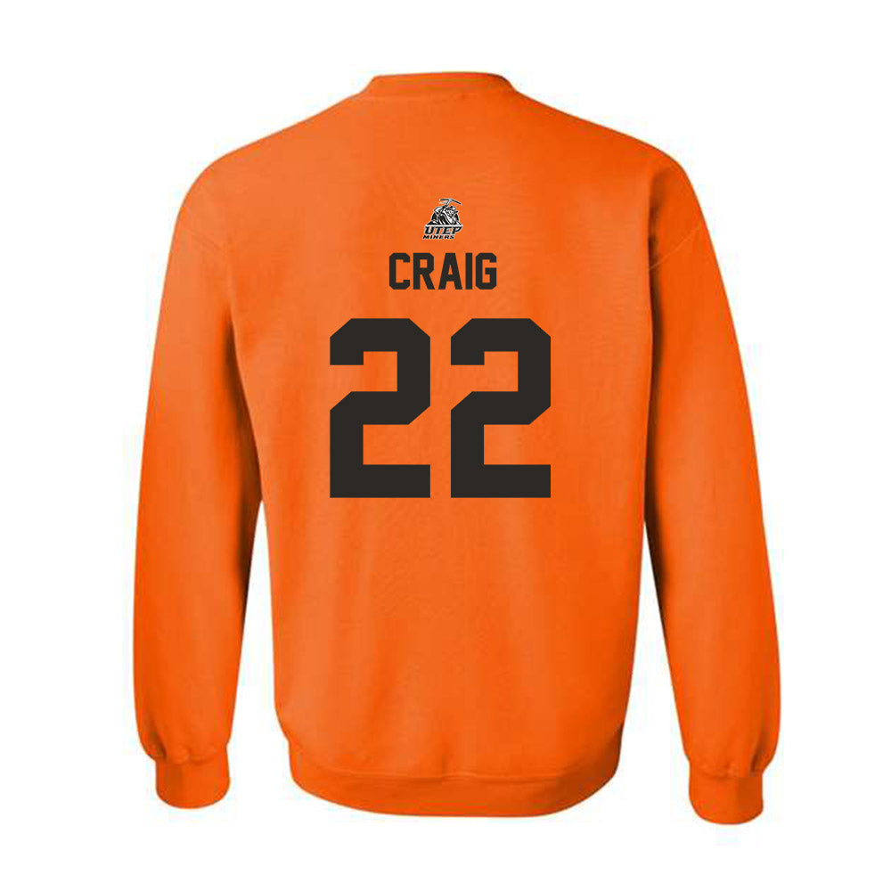 UTEP - NCAA Softball : Kimber Craig - Sports Shersey Crewneck Sweatshirt-1
