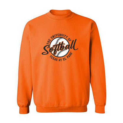 UTEP - NCAA Softball : Ashlynn Allen - Sports Shersey Crewneck Sweatshirt-0