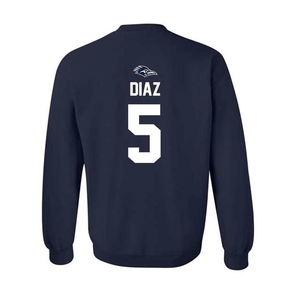 UTSA - NCAA Baseball : Diego Diaz - Crewneck Sweatshirt-1