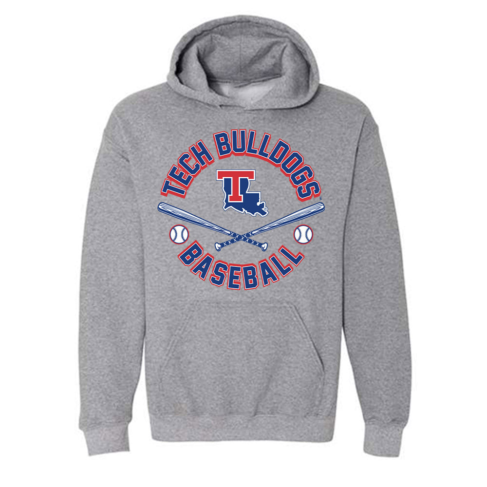 LA Tech - NCAA Baseball : Luke Nichols - Sports Shersey Hooded Sweatshirt-0