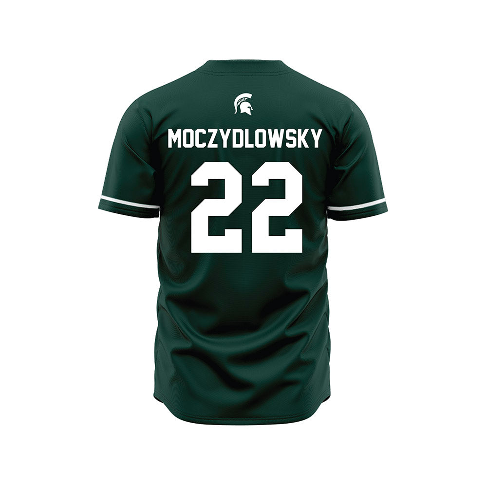 Michigan State - NCAA Baseball : Gavin Moczydlowsky - Green Jersey