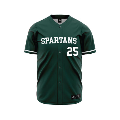 Michigan State - NCAA Baseball : Robert Klann - Green Jersey
