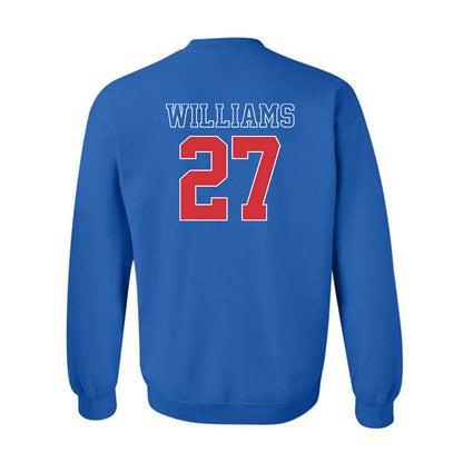 LA Tech - NCAA Men's Basketball : A'Meir Williams - Sports Shersey Crewneck Sweatshirt-1